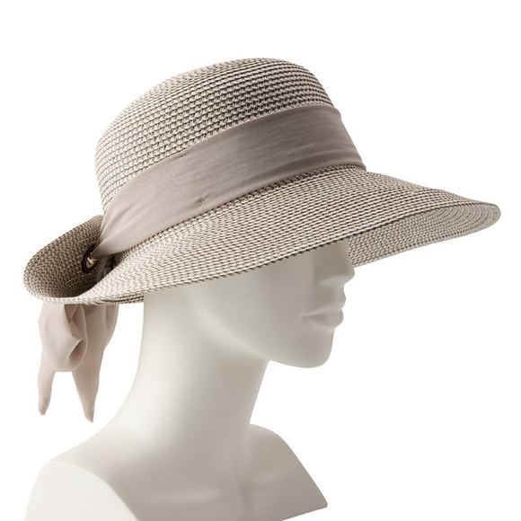 NWT Nine West Straw Flip-Up Floppy Hat - Picture 7 of 7